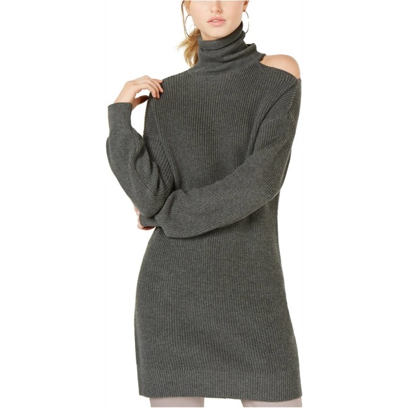 BAR III Cut Out Long Sleeve Turtle Neck Sweater - Picture 1 of 1